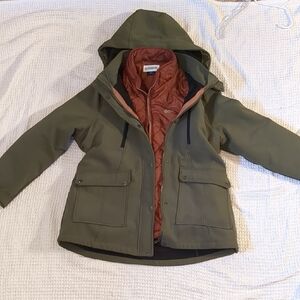 OshKosh B'gosh Kids' Green and Orange Raincoat